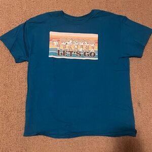 Women's Teal Graphic Tee